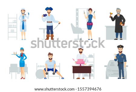 Foto stock: Labor Market Actors