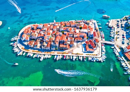 Vodice Is A Small Town On The Adriatic Coast In Croatia Stockfoto © xbrchx