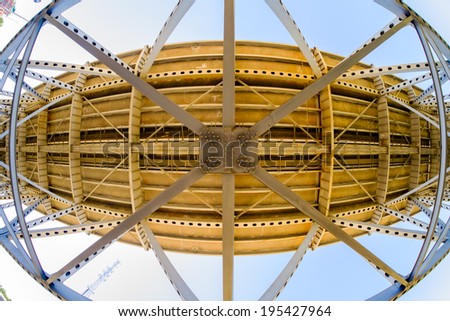 Zdjęcia stock: View Of The Baton Rouge Bridge On Interstate Ten Over The Miss