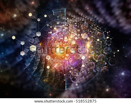 Stok fotoğraf: Abstract Fractal Texture Visual Presentation Of Math Equations