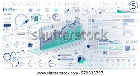 [[stock_photo]]: Colorful Corporate Infographic Elements