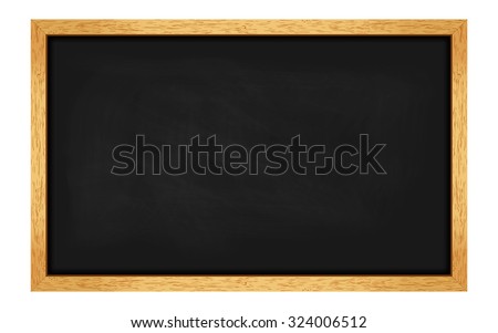 Zdjęcia stock: Menu Black Board Vector Empty Cafe Menu Realistic Wooden Chalkboard Blank Illustration