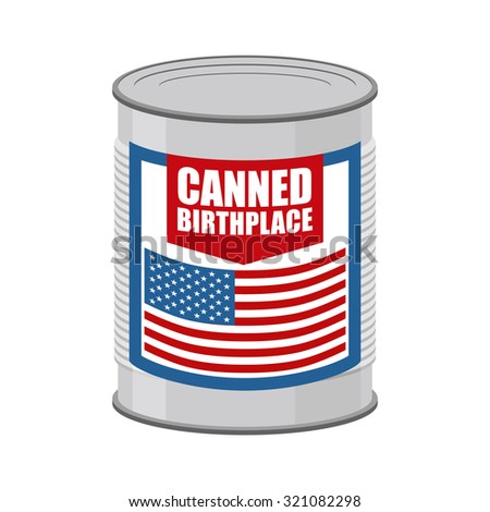 Zdjęcia stock: Canned Birthplace Patriotic Preserved Birthplace Part Of Mothe