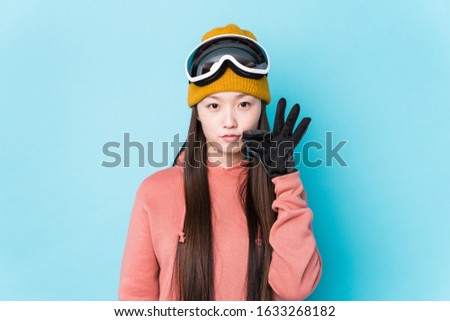 Stock photo: Beautiful Woman With Headscarf Quite Close