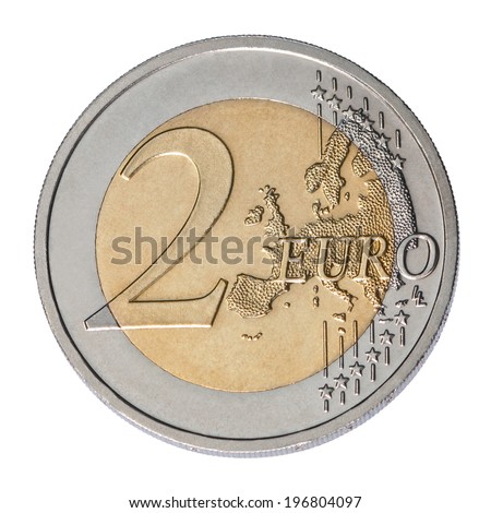 Stock photo: Two Euro Coin