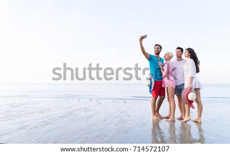 Stock photo: Woman On Travel To Thailand Taking Selfie Photo