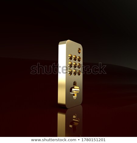 Stock photo: Golden Universal Remote Control