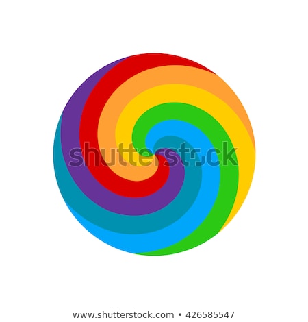 Сток-фото: Rainbow Twirl Vortex