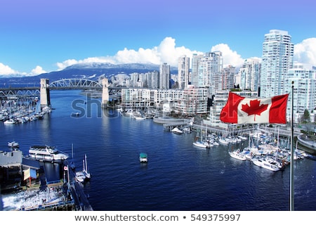 Foto stock: Vancouver Bc Canada Downtown Skyline