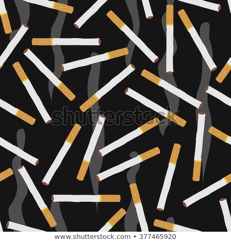 Stok fotoğraf: Seamless Pattern Of Cigarettes