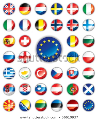 Stock photo: United Kingdom And Slovenia Flags