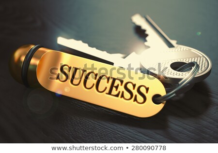 Foto stock: Glory Concept Keys With Keyring