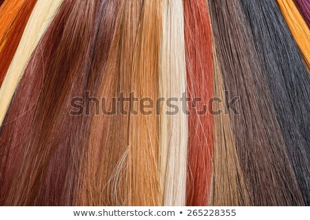 Foto stock: Artificial Hair Used For Production Of Wigs