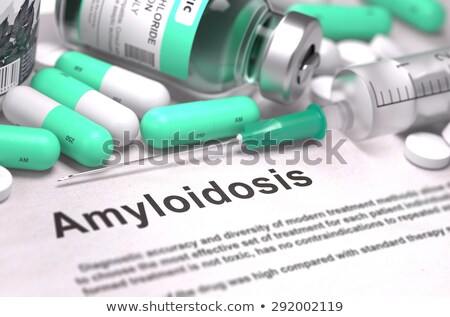 Stockfoto: Diagnosis - Amyloidosis Medical Concept