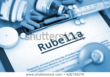 Stock photo: Rubella Diagnosis Medical Concept 3d Render