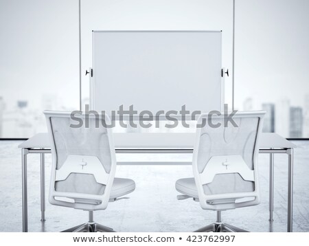 Сток-фото: Conference Room With Two Blank Whiteboards 3d Rendering