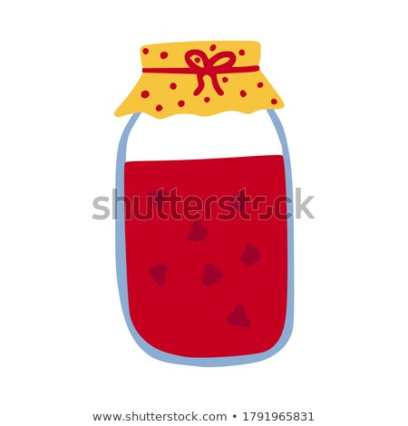 [[stock_photo]]: Cartoon Jelly Jar Hug