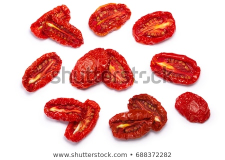 ストックフォト: Sundried Tomato Halves Paths