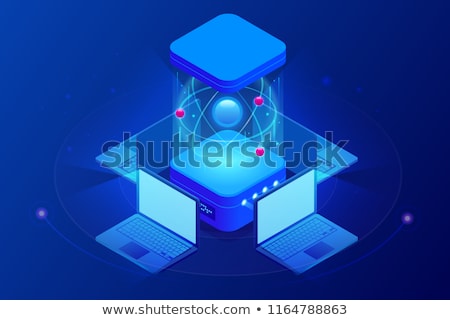 [[stock_photo]]: Artificial Quantum Computing And Qubits