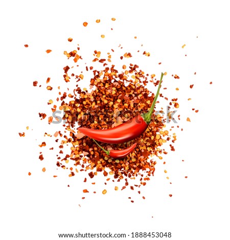 Stock photo: Crushed Red Peppers
