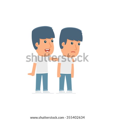 [[stock_photo]]: Good Character Activist Cares And Helps To His Friend In Difficu