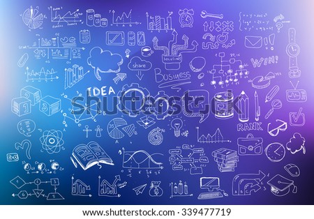 [[stock_photo]]: Business Development Concept Background Wih Doodle Design Style