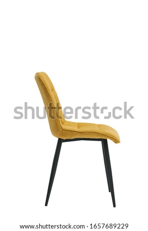 Stock fotó: Side View Of Chair Isolated On White