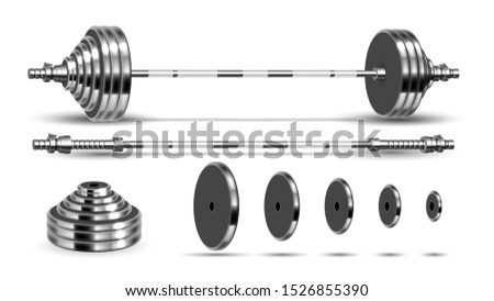 Set Of Barbells Imagine de stoc © pikepicture