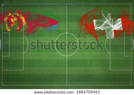 Stock photo: Switzerland And Eritrea Flags