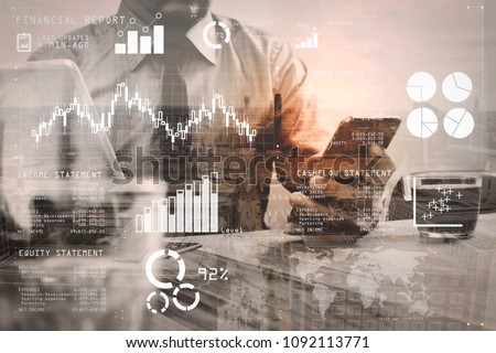 Сток-фото: Modern Financial Analysis
