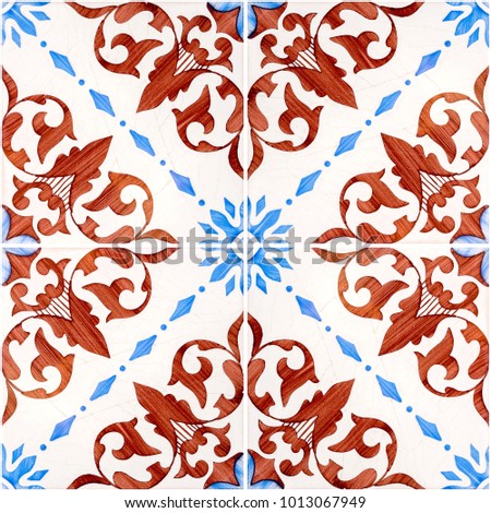 Traditional Portuguese Glazed Tiles [[stock_photo]] © homydesign