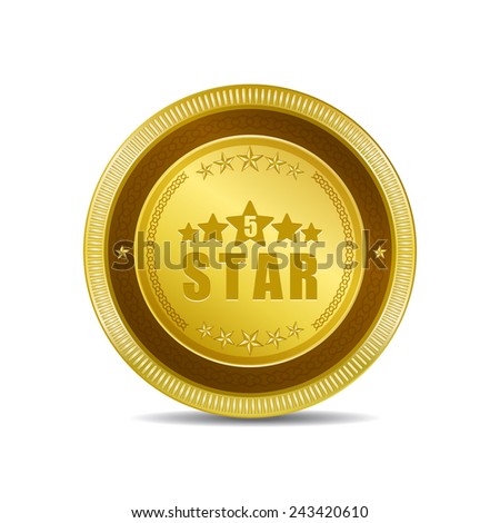Stock fotó: Star Ratings Round Vector Web Element Circular Button Icon Desig
