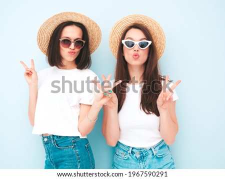 [[stock_photo]]: Two Sexy Girls Posing On The Beach