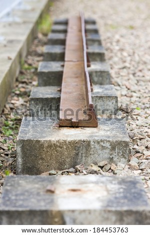 [[stock_photo]]: Out Of Action Track On Laigh Milton Viaduct East Ayrshire Scot