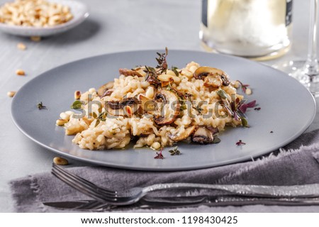 Stock photo: Bowl Of Porcini Mushrooms