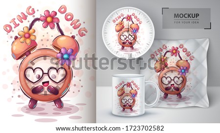 Love Alarm Clock Poster And Merchandising ストックフォト © rwgusev