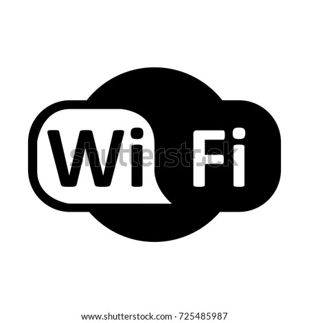 Stock photo: Wifi Wireless Network Symbol Stock Vector Illustration Isolated On White Background