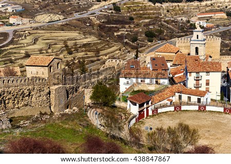 Stock photo: Bullring In Morella Province Of Castellon Valencian Community