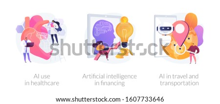 Stock photo: Artificial Intelligence Implementation Concept Icon With Text