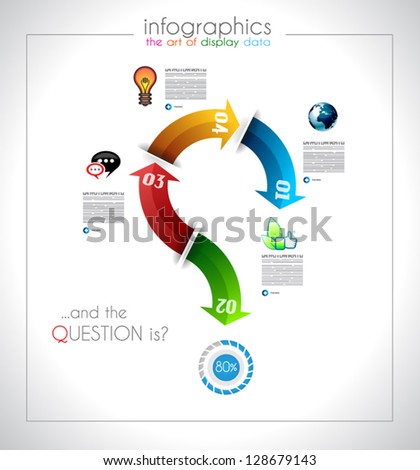 Stock fotó: Infographic Design - Original Geometrics