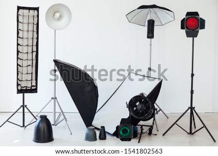 Foto stock: Floodlight With Bounce Panel