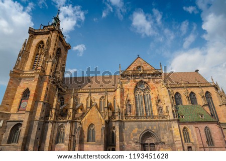 Stock photo: St Martins Church In Colmar