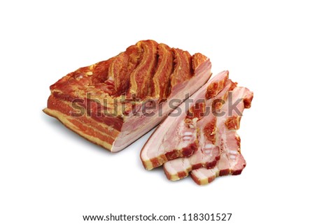Stock photo: Smoked Ribs Section