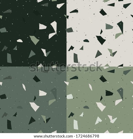 Foto d'archivio: Emerald Green Stone Pebbles As Abstract Background Texture Land