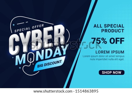 Stock fotó: Cyber Monday Sale