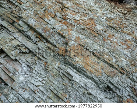 Stok fotoğraf: Volcanic Stone With Cracks Forming A Cross
