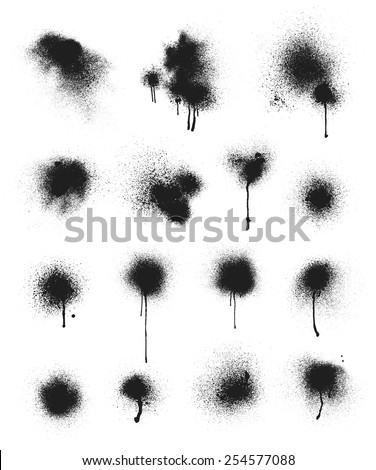 Vector Spray Paint Splatter Texture Foto stock © cajoer