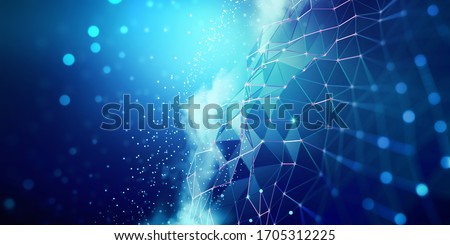 Сток-фото: Digital Background Binary Technology Concept 3d