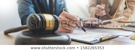 [[stock_photo]]: Lawsuit And Justice Concept Lawyer Working With Partner At Law