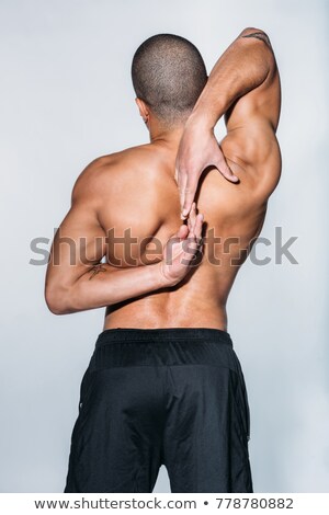 Sportsman Stretching Foto stock © Koldunov